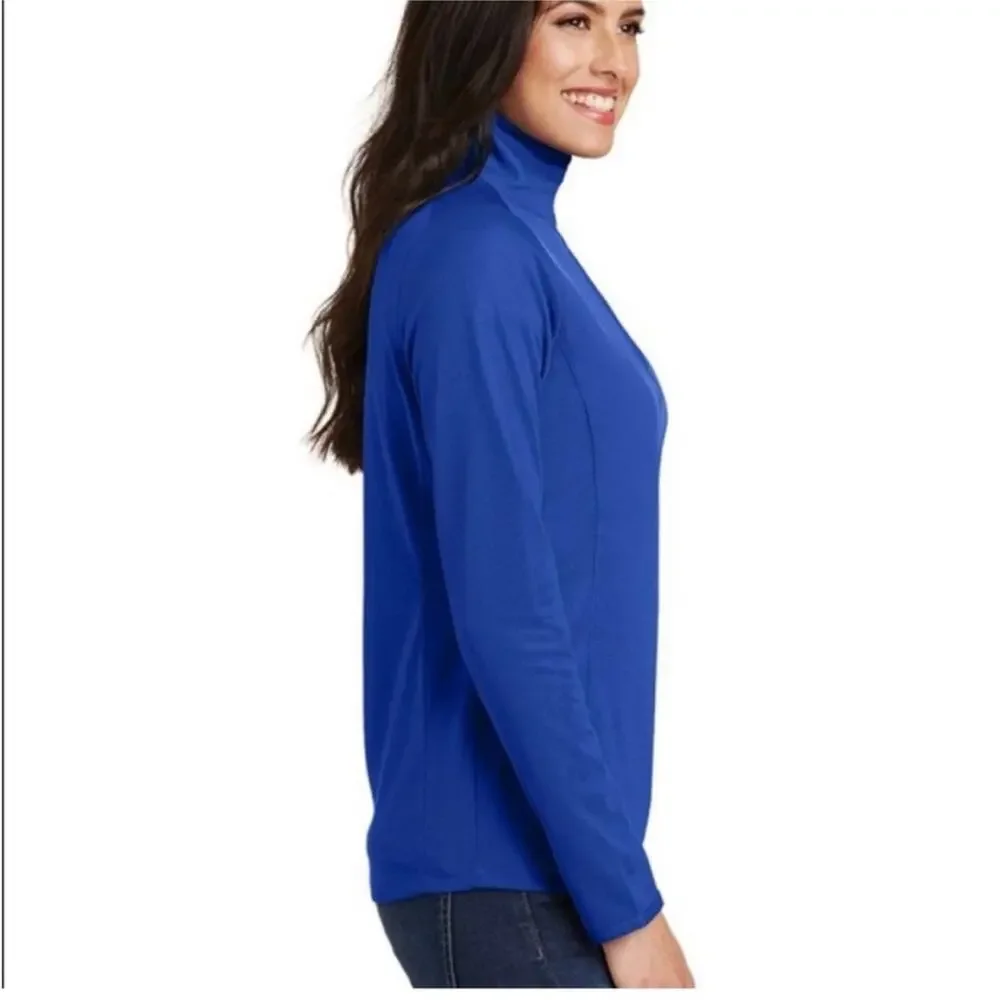 New with Tags Sport-Tek Women's White Quarter-Zip Pullover Sweatshirt XSmall - Picture 9 of 11